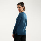 Basic Long Sleeve Top in Teal - Sporty Pro
